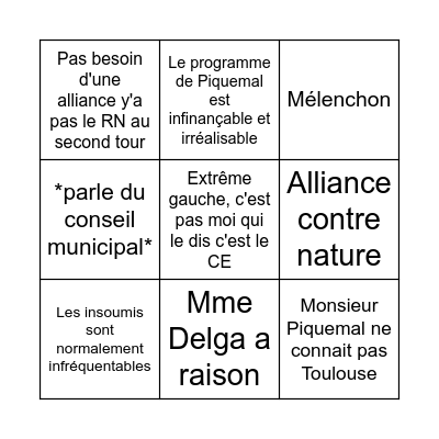 Esplugas Bingo Card
