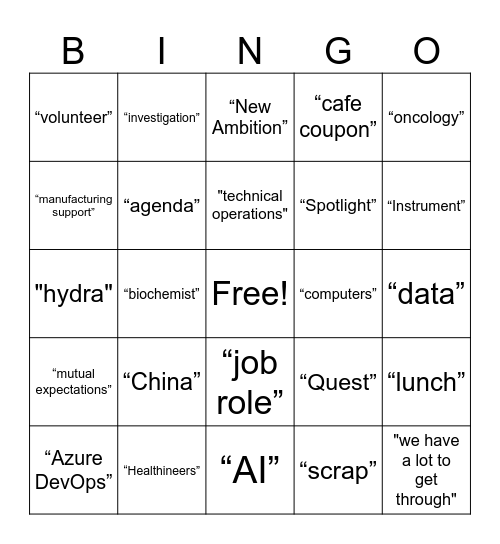 TOC FY26 Q2 Bingo Card