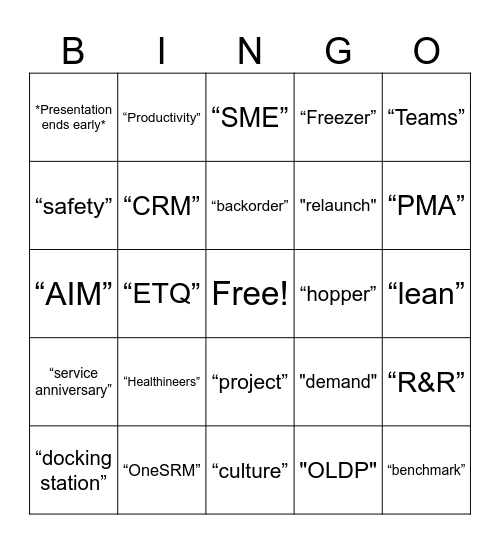 TOC FY26 Q2 Bingo Card