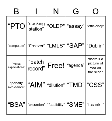 TOC FY26 Q2 Bingo Card