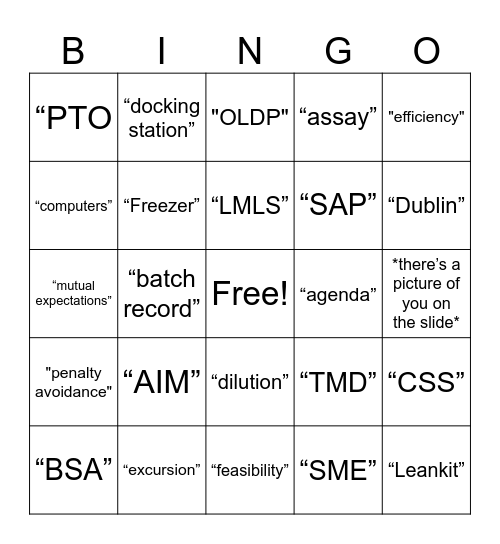 TOC FY26 Q2 Bingo Card
