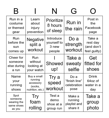 No Boundaries 2026 Bingo Card