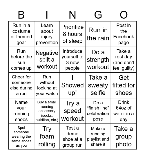 No Boundaries 2026 Bingo Card