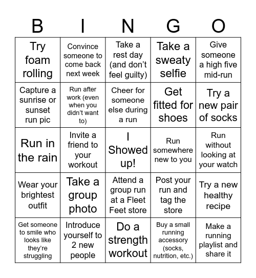 No Boundaries 2026 Bingo Card