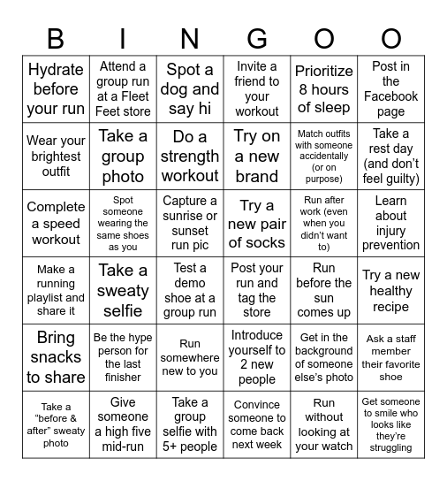 No Boundaries 2026 Bingo Card