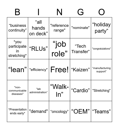 TOC FY26 Q2 Bingo Card