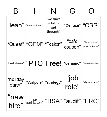 TOC FY26 Q2 Bingo Card