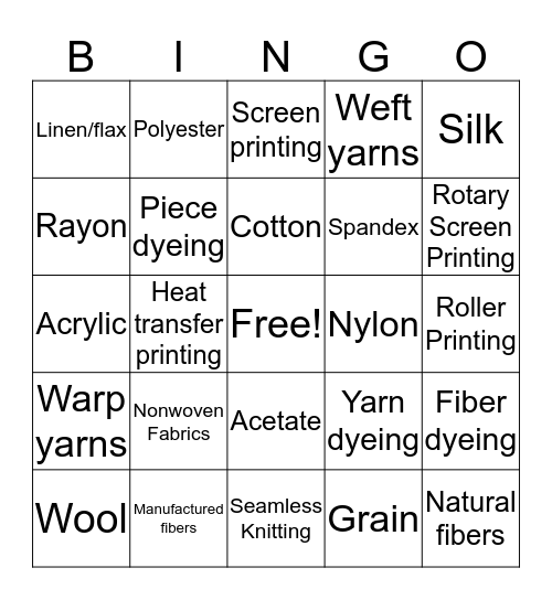 2.01 bingo Card