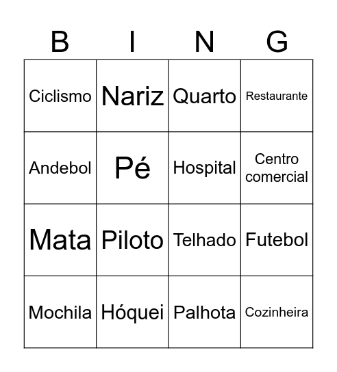 PLNM Bingo Card