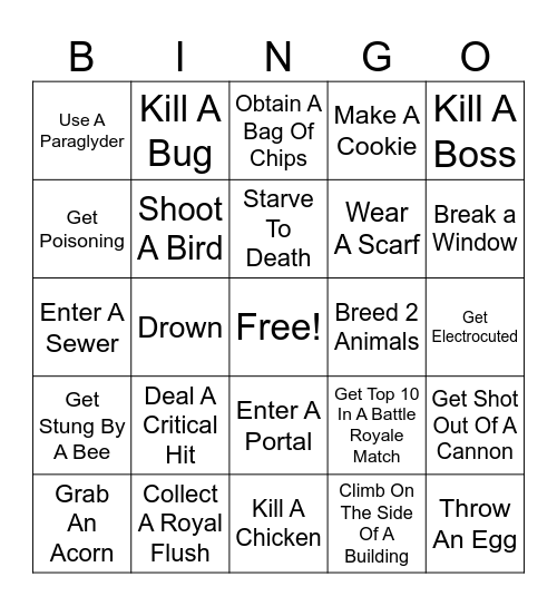 Ultimate Bingo Round 2 Bingo Card