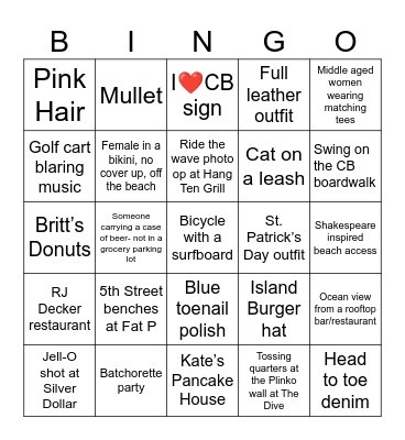 Engel & Völkers take on CB Bingo Card
