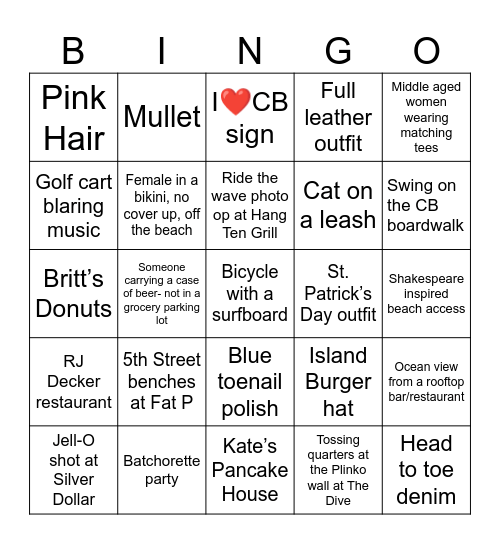 Engel & Völkers take on CB Bingo Card