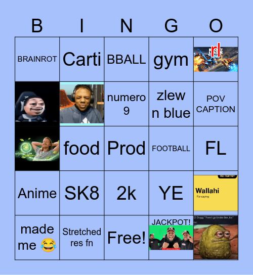 BINGO! Bingo Card