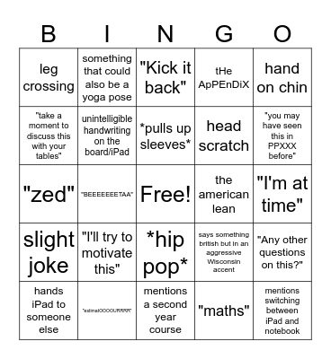 PP422 with Dr. Casey Kearney Bingo Card