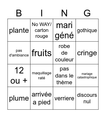 Botanique Baroque / 25K / 70 Bingo Card