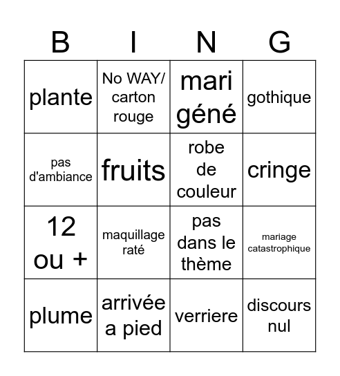 Botanique Baroque / 25K / 70 Bingo Card