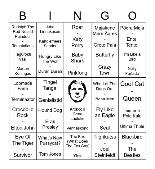 Artiumi musabingo 14 Bingo Card