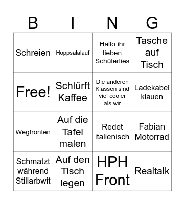 18.03. Senior Mann Bingo Card