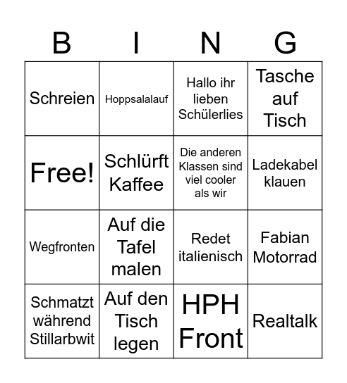 18.03. Senior Mann Bingo Card