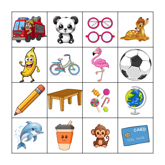 Kinderbingo Landal Orveltermarke Bingo Card