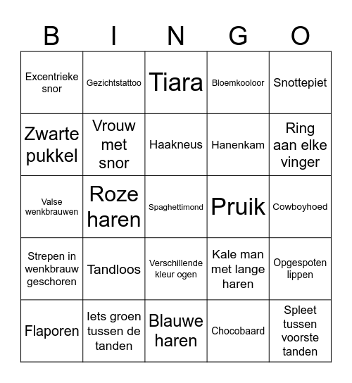 Spiegeltje, spiegeltje aan de wand... Bingo Card