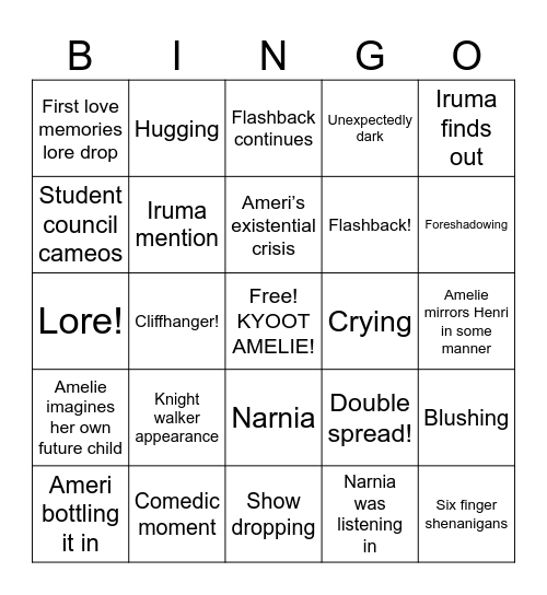 Ameri Bingo! Bingo Card