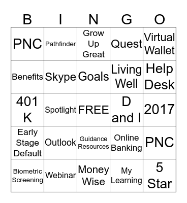 FUN KREW JANUARY BINGO Card