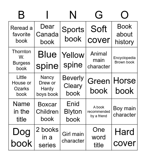 BINGO Class 2 Bingo Card