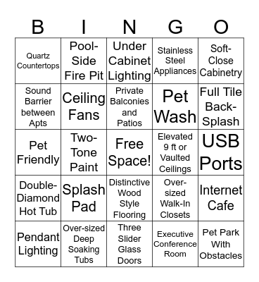 Mayfield Lifestyle BINGO! Bingo Card