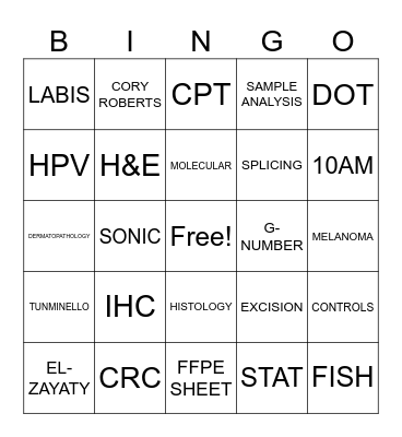 PROPATH Bingo Card