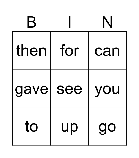 Sam the Sheep Can't sleep Bingo Card