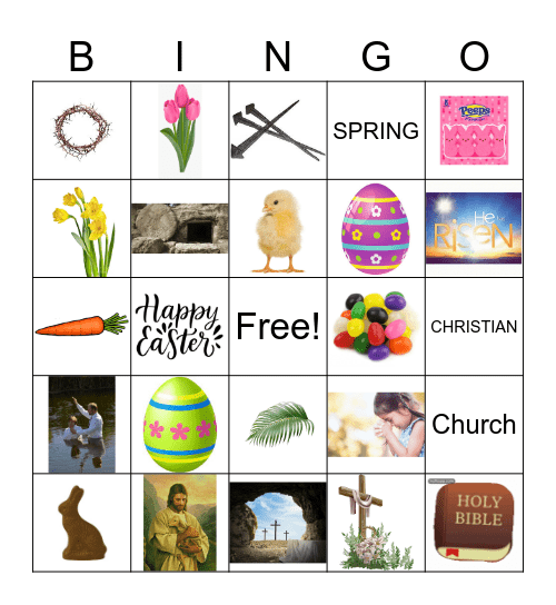 FBCS ESL EASTER Bingo Card