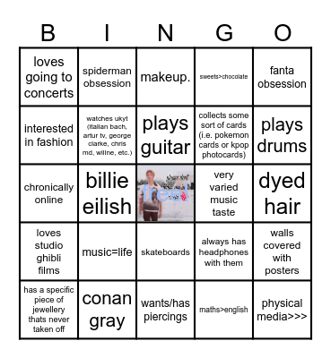 poppy bingo. Bingo Card