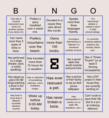 PB Empower Hour Bingo! Bingo Card
