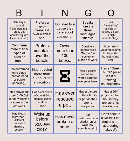 PB Empower Hour Bingo! Bingo Card