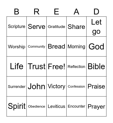 CARD 3 Bingo Card