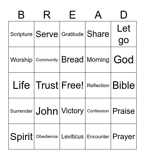 CARD 3 Bingo Card