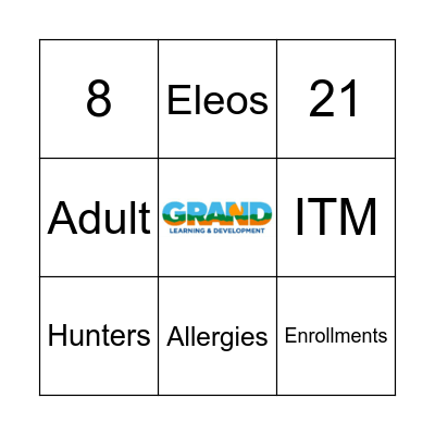 GRAND Bingo Card