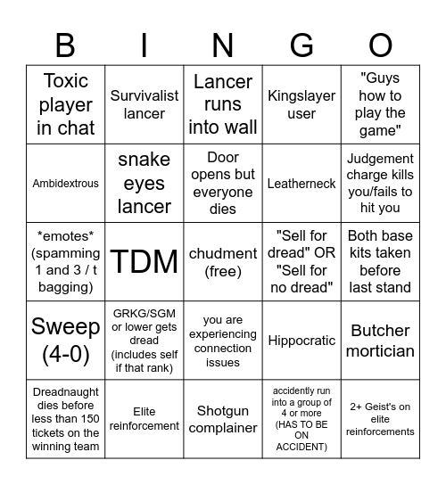 grave/digger slop Bingo Card