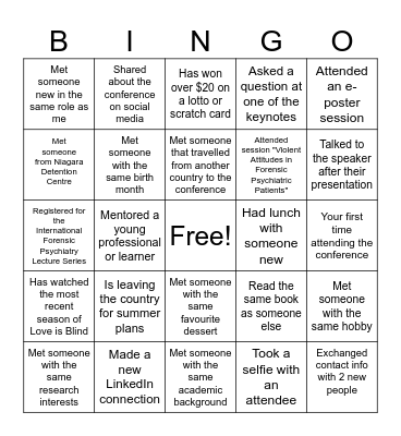Bonds over Bingo Card