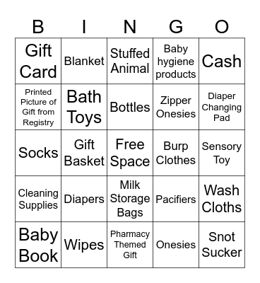 Silly Goose Bingo Card