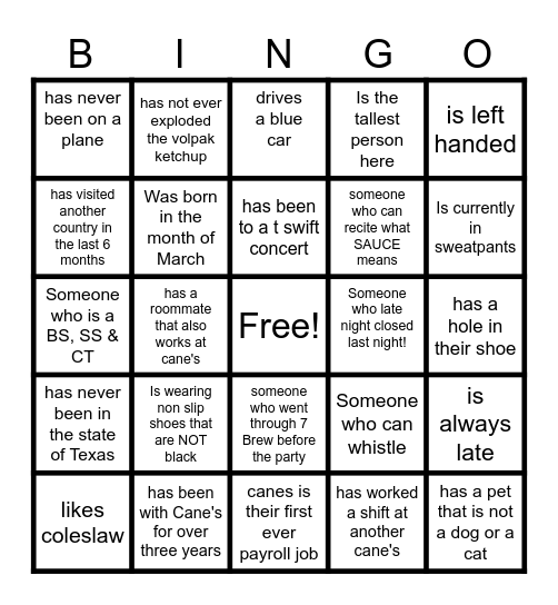 C254 Easter Bingo Card