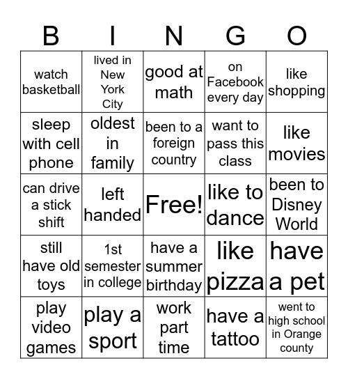 RDG 080 Bingo Card