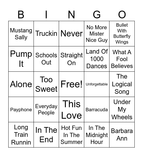 Birthdays 3/15-3/22 Bingo Card