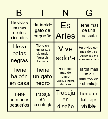 GENTE DE BIEN X LA VIVI Bingo Card