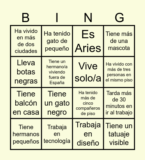 GENTE DE BIEN X LA VIVI Bingo Card