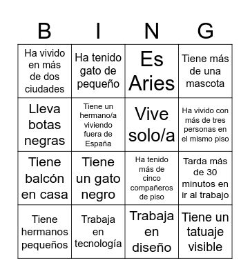 GENTE DE BIEN X LA VIVI Bingo Card