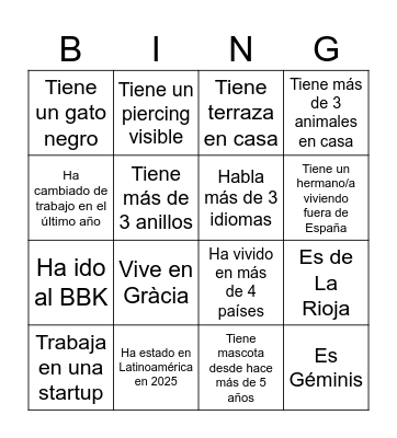 GENTE DE BIEN X LA VIVI Bingo Card