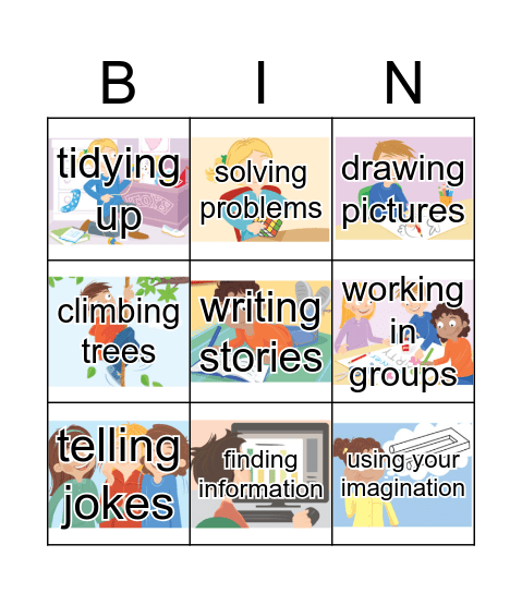 Are you good at....? Bingo Card