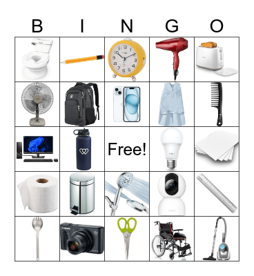 Inventions BIngo Card